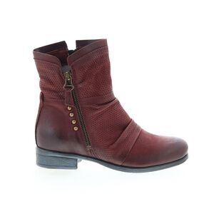 Miz Mooz Womens Sandi Burgundy Boots (NWT)